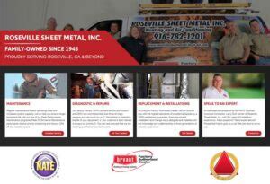 roseville sheet metal heating and air|roseville heating and air.